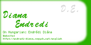 diana endredi business card